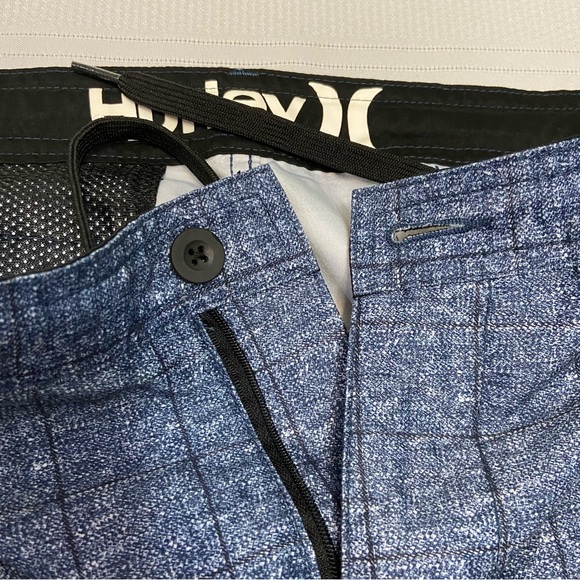Hurley Mens Board Casual Swim Shorts Heather Blue - NWOT size 32 - Picture 5 of 6